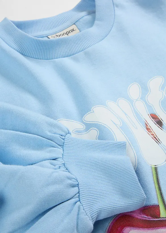 Sweat oversize 100% coton, bonprix