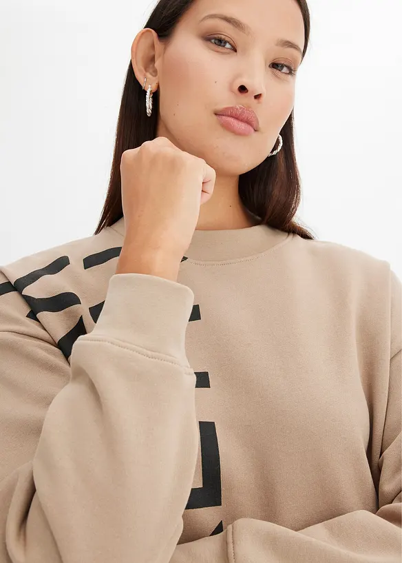 Robe sweat douce et oversize, bonprix