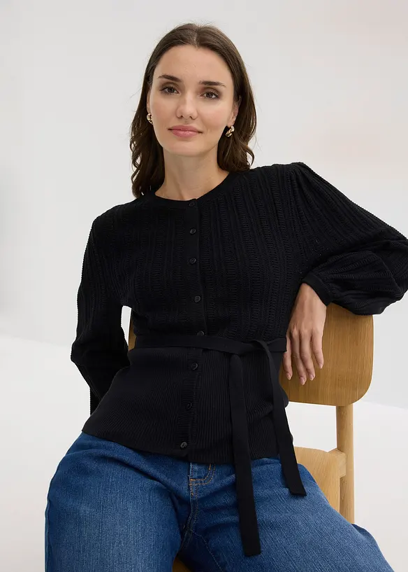 Pull ajour&eacute;, bonprix