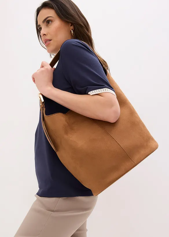 T-shirt &agrave; liser&eacute;s en dentelle, bonprix