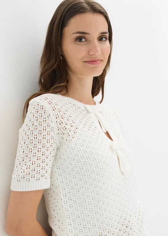 Pull ajour&eacute;, bonprix