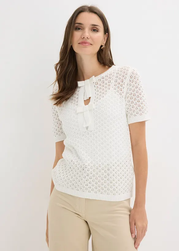 Pull ajour&eacute;, bonprix