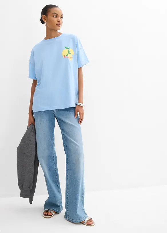 T-shirt oversize 100% coton, bonprix