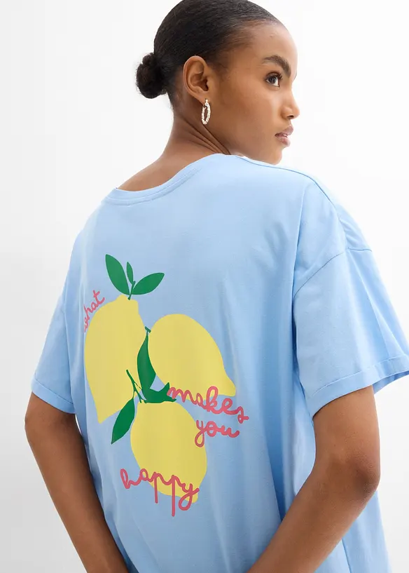 T-shirt oversize 100% coton, bonprix