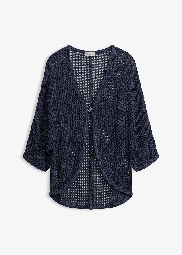 Gilet en maille ajour&eacute;e, bonprix