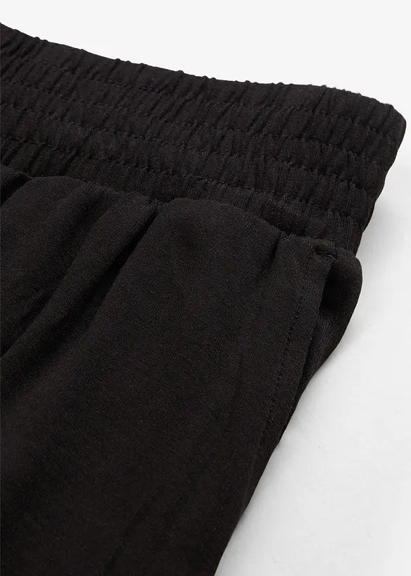 Pantalon fluide en jersey viscose, longueur 7/8, bonprix