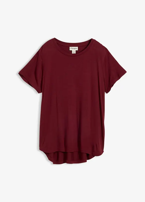 T-shirt long en viscose douce, bonprix