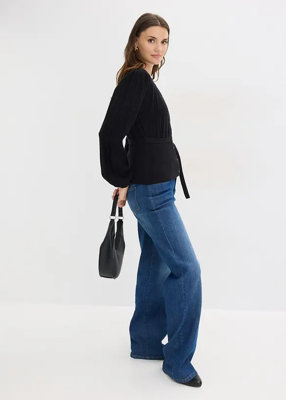 Pull ajour&eacute;, bonprix