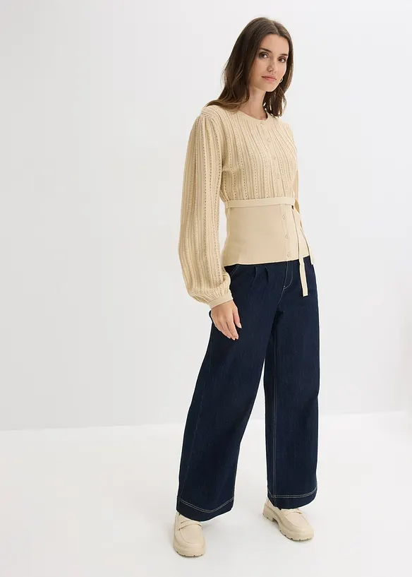 Pull ajour&eacute;, bonprix