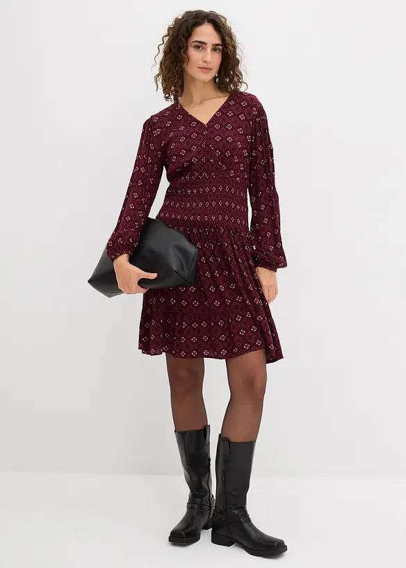 Robe courte en viscose fluide, bonprix