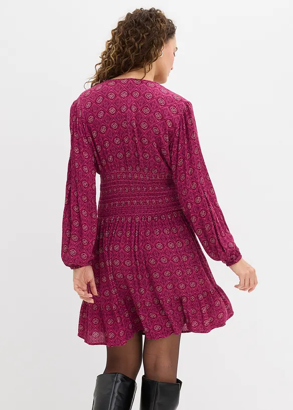 Robe courte en viscose fluide, bonprix