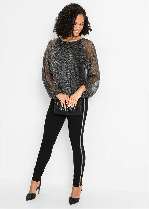 T-shirt m&eacute;tallis&eacute;, bonprix