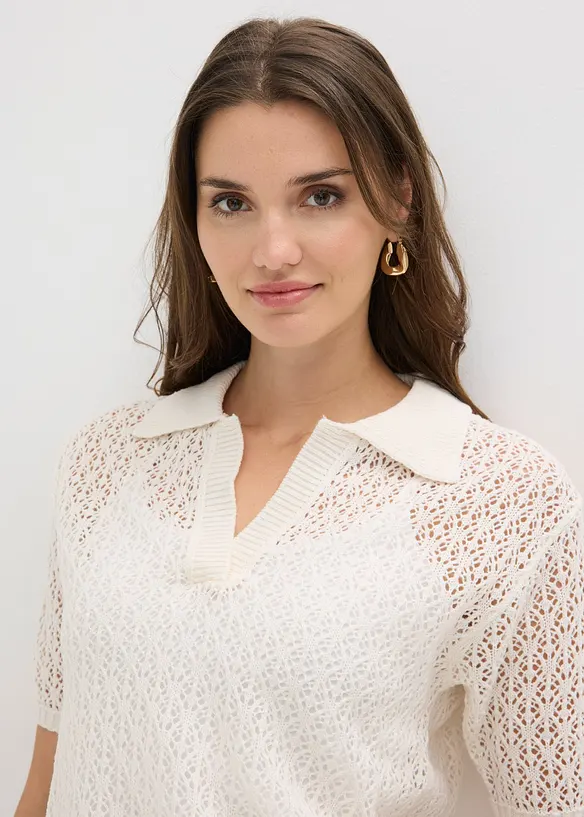 Pull ajour&eacute;, bonprix