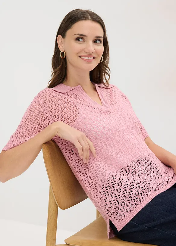Pull ajour&eacute;, bonprix