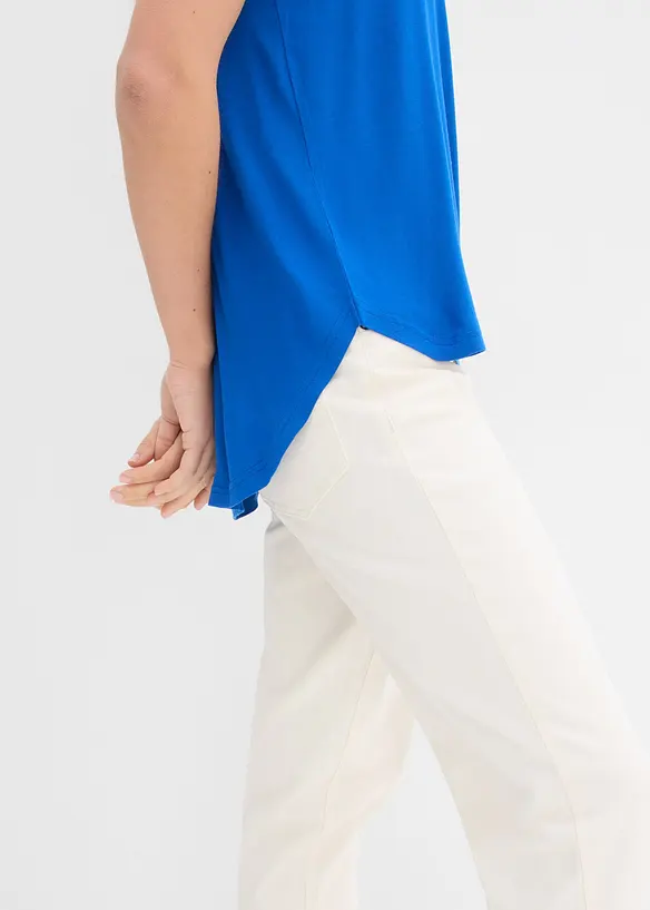 T-shirt long en viscose douce, bonprix