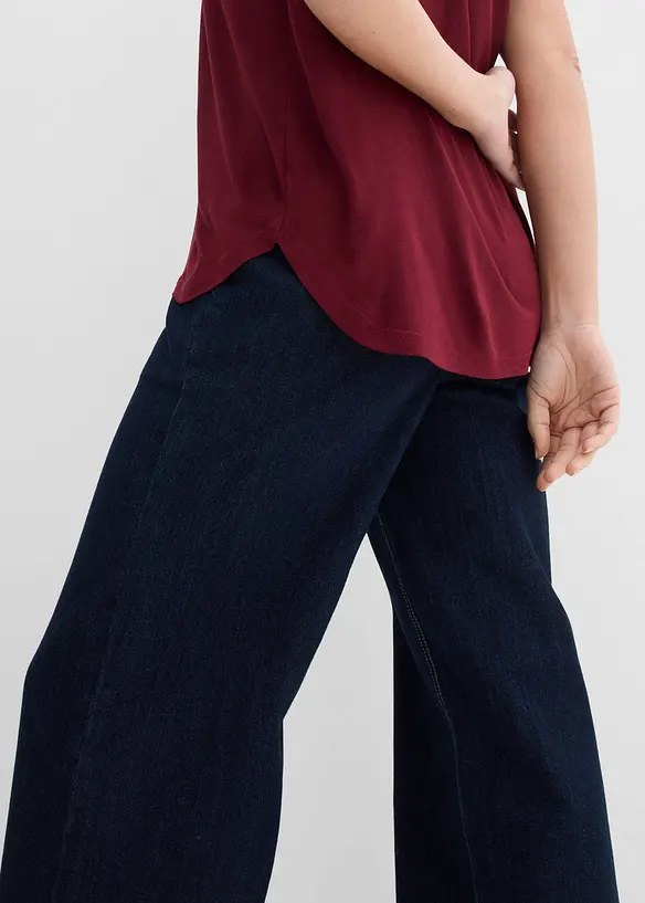 T-shirt long en viscose douce, bonprix