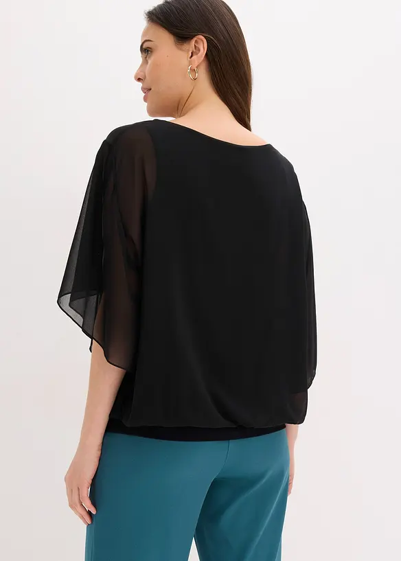 Blouse en mousseline, bonprix