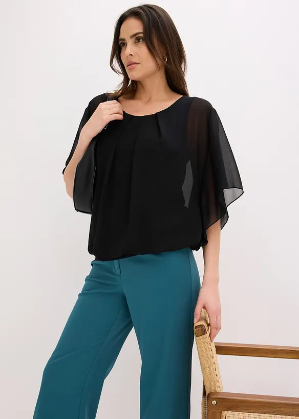 Blouse en mousseline, bonprix
