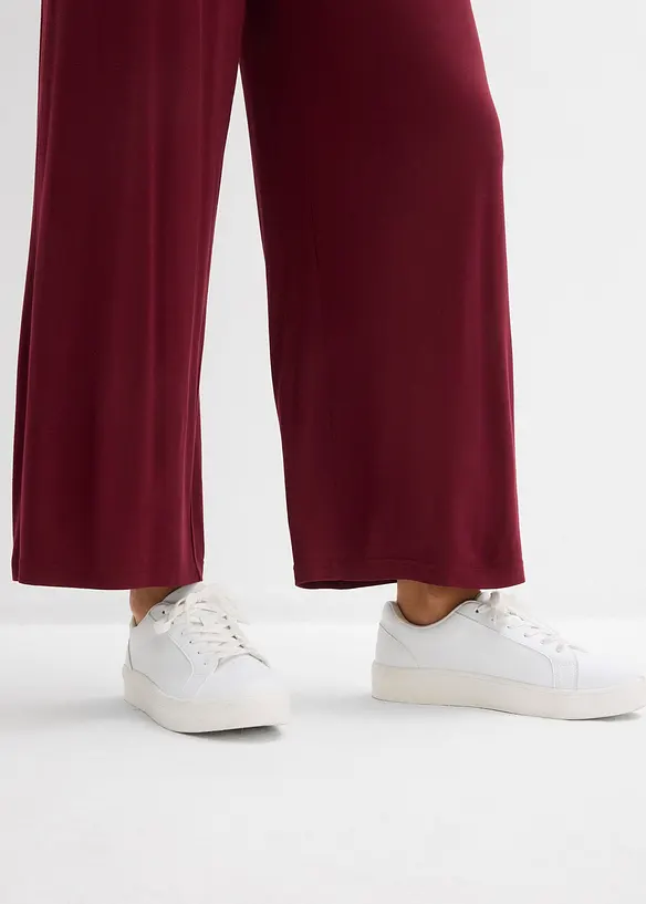 Pantalon 7/8 fluide en jersey viscose, bonprix