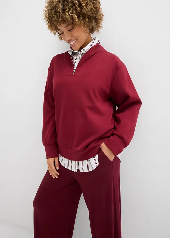 Pantalon 7/8 fluide en jersey viscose, bonprix