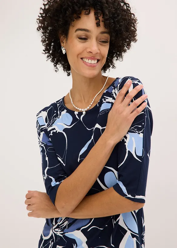 T-shirt manches chauve-souris &agrave; imprim&eacute; floral, bonprix