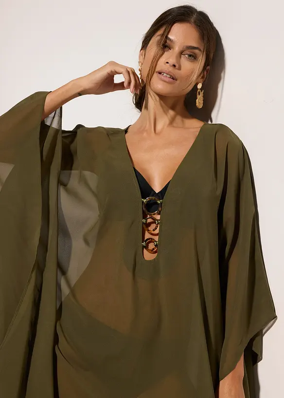 Tunique de plage en mousseline l&eacute;g&egrave;re, bonprix