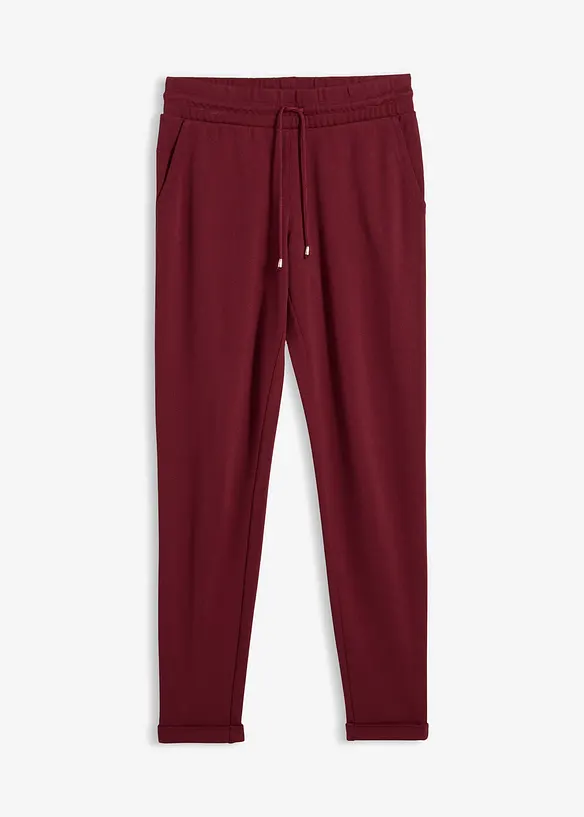Pantalon jogger en viscose m&eacute;lang&eacute;e, bonprix