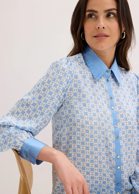 Chemisier en satin, bonprix