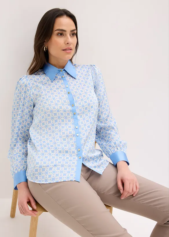 Chemisier en satin, bonprix