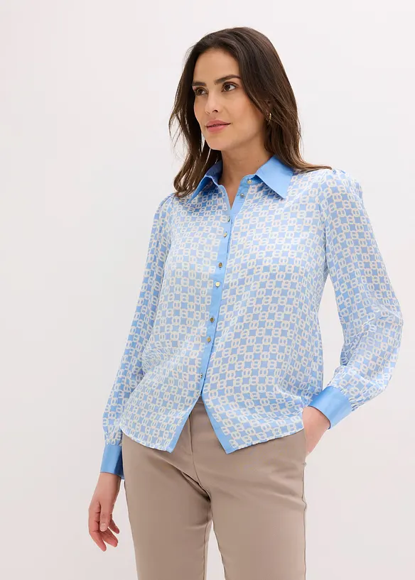 Chemisier en satin, bonprix