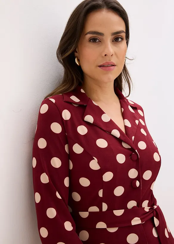 Robe-chemise avec lien &agrave; nouer (ens. 2 pces.), bonprix