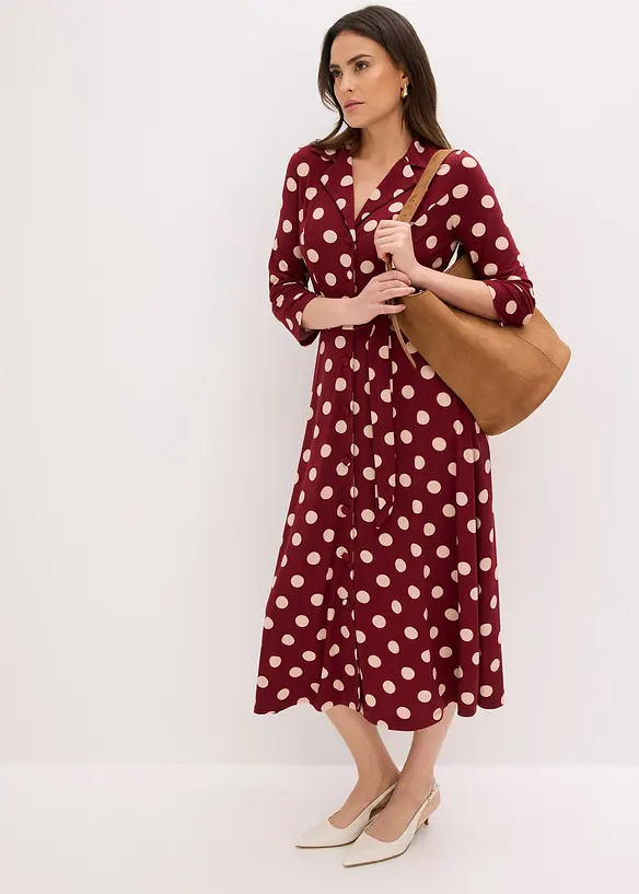 Robe-chemise avec lien &agrave; nouer (ens. 2 pces.), bonprix