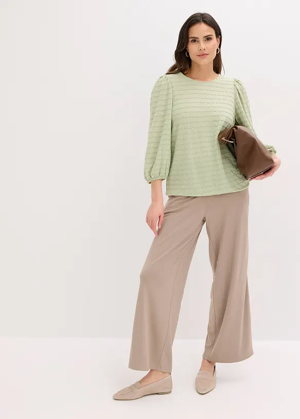 Tunique en jersey textur&eacute;, bonprix