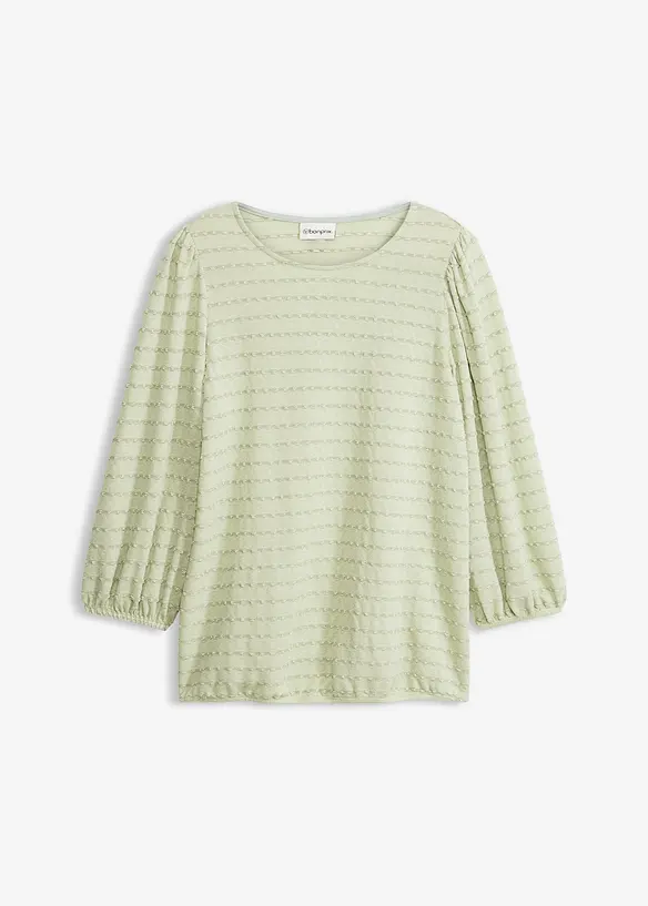 Tunique en jersey textur&eacute;, bonprix