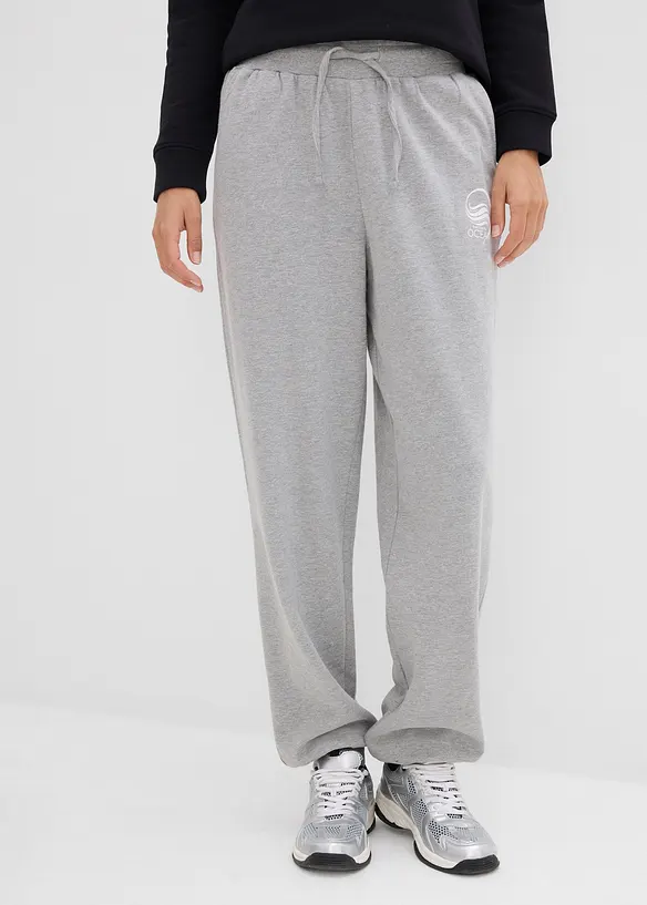 Pantalon sweat 100% coton, bonprix