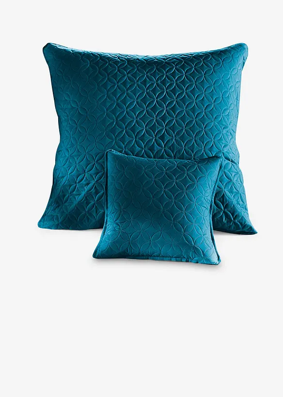Lot de 2&nbsp;housses de coussin avec surpiq&ucirc;res, bonprix