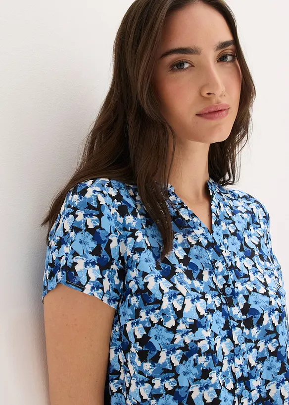 Chemisier manches courtes 100% viscose, bonprix