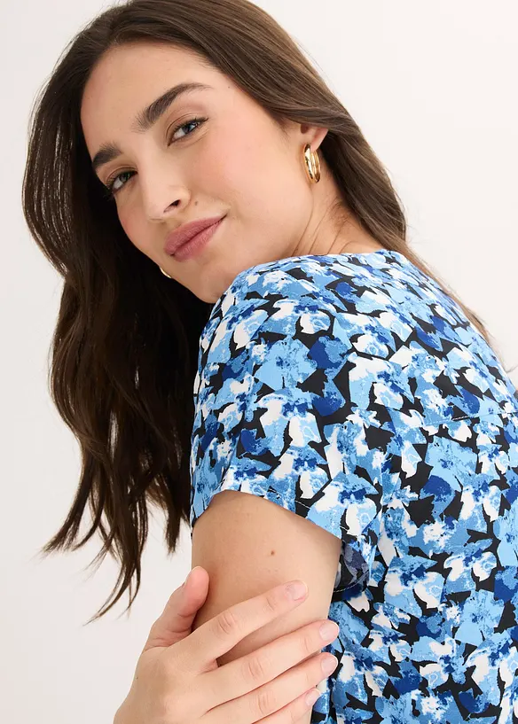 Chemisier manches courtes 100% viscose, bonprix