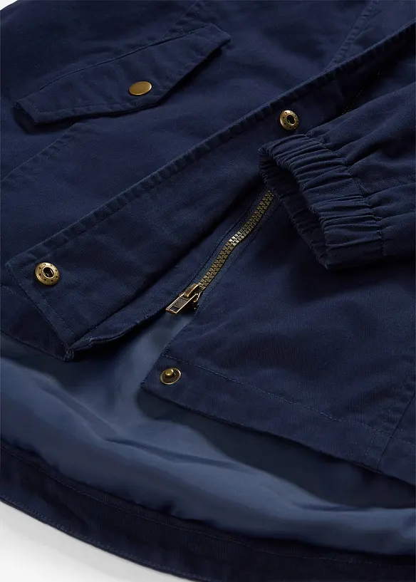 Parka de mi-saison en coton avec capuche imprim&eacute;e, bonprix