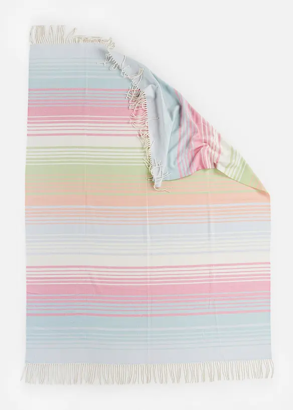 Plaid &agrave; franges, bonprix