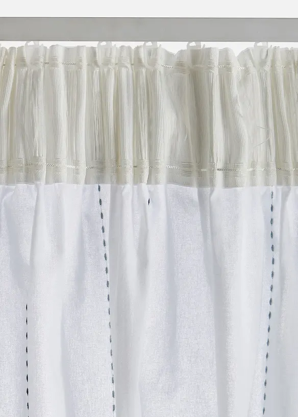 Rideau &agrave; rayures tiss&eacute;es (1&nbsp;pce), bonprix