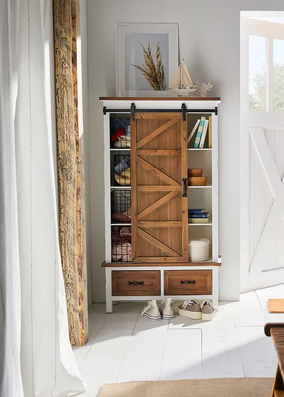 Rideau &agrave; rayures tiss&eacute;es (1&nbsp;pce), bonprix