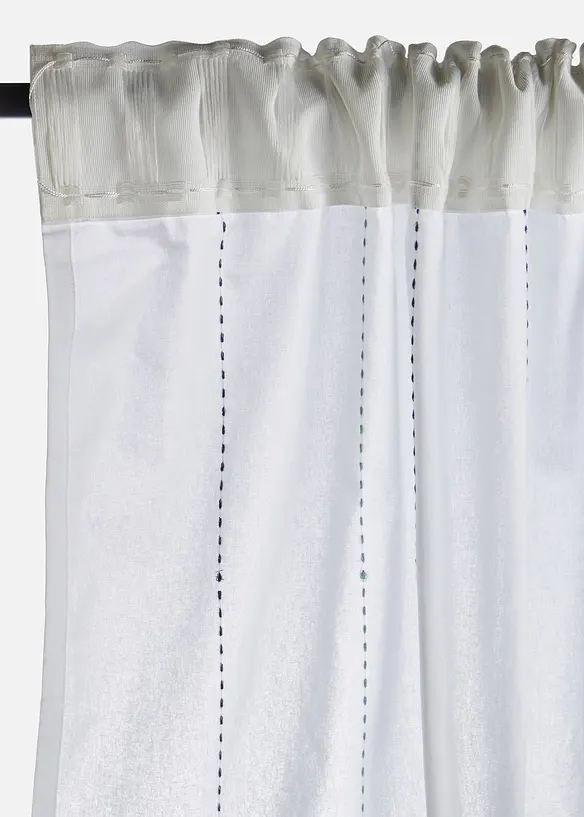 Rideau &agrave; rayures tiss&eacute;es (1&nbsp;pce), bonprix