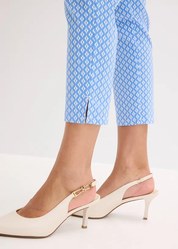 Pantalon 7/8 extensible en bengaline, bonprix