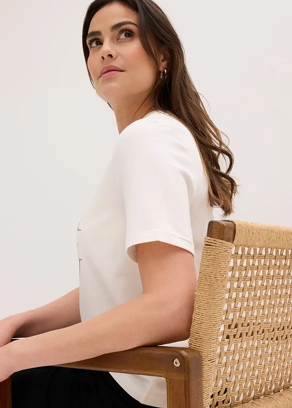 T-shirt en coton, bonprix