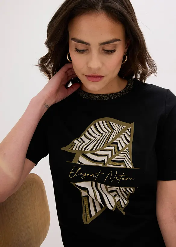 T-shirt en coton, bonprix