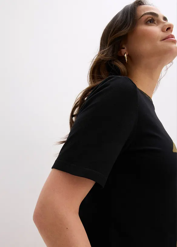 T-shirt en coton, bonprix