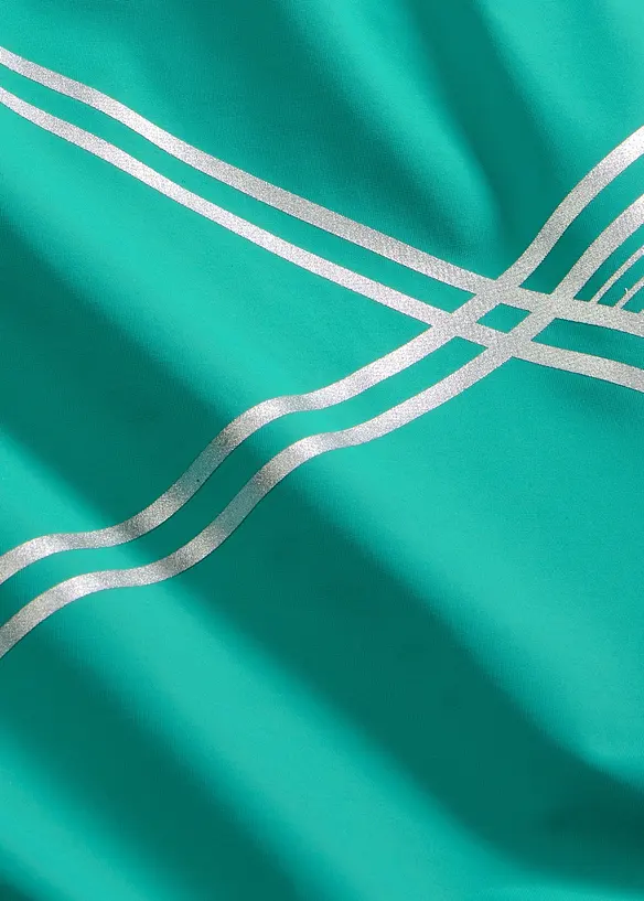 Maillot 1 pi&egrave;ce sculptant &agrave; d&eacute;tails dor&eacute;s, maintien l&eacute;ger, bonprix