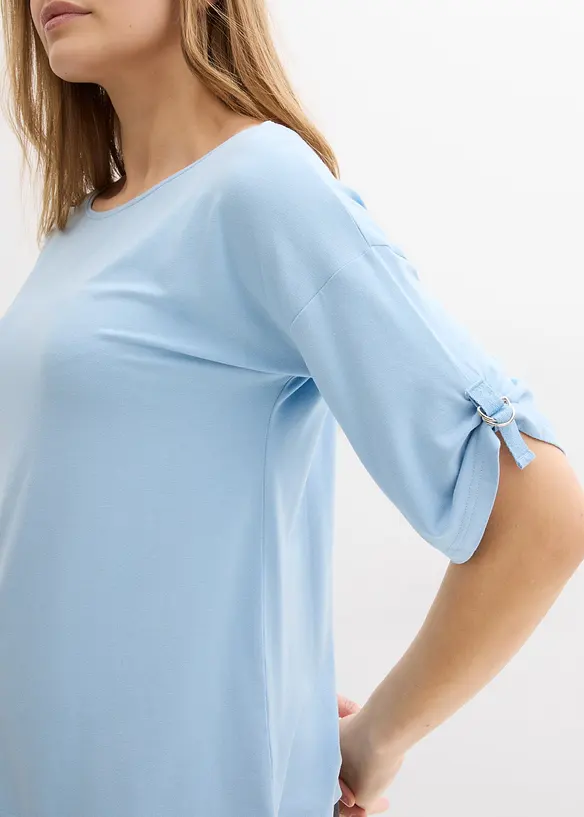 T-shirt &agrave; encolure bateau, bonprix