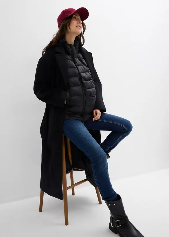Manteau de grossesse 6-en-1 avec fonction portage et gilet sans manches d&eacute;tachable, bonprix